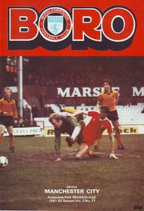 Middlesbrough v Manchester City 1981/82
